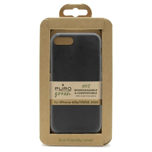 Kup Apple PURO Green Recycled Umweltfreundliche Hülle iPhone SE 2022/SE 2020/8/7/6s (schwarz) - PUR286BLK - {ean13} - Sklep Home Screen