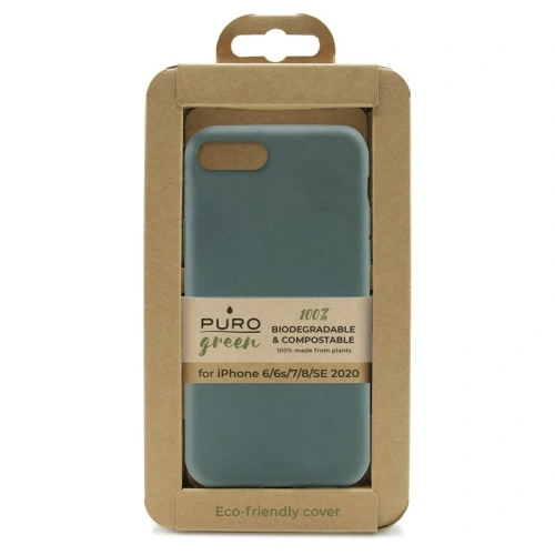 Kup Öko barát PURO Green Recycled Eco-friendly Cover Apple iPhone SE 2022/SE 2020/8/7/6s (zöld) - PUR287GRN - {ean13} - Sklep Home Screen