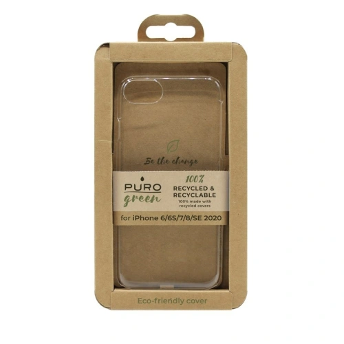 Buy PURO Green Recycled Eco-friendly Cover Apple iPhone SE 2022/SE 2020/8/7/6s (clear) - PUR289CL - {ean13} - Home Screen Store Europe