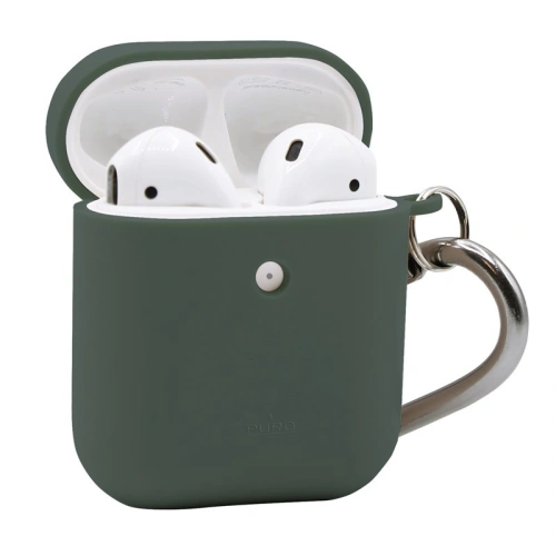 Kup Etui ecologic PURO Green Compostabil Capac Eco-friendly pentru Apple AirPods 1&2 (verde) - PUR294GRN - {ean13} - Sklep Home Screen