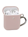 Etui ecologic PURO Green Compostable Eco-friendly pentru Apple AirPods 1&2 (roz pi砂cat)