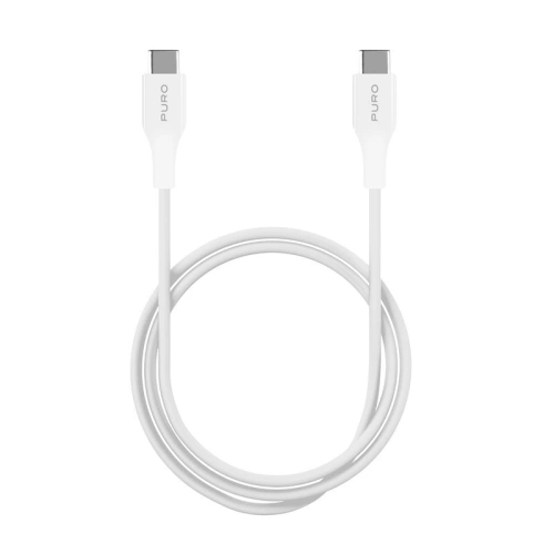 Kup Kabel PURO Fast Charging Plain Type-C Cable, 2A, 60W, 2m (bílý) - PUR297WHT - {ean13} - Sklep Home Screen