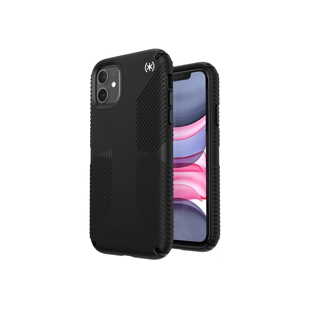 Etui Speck Presidio2 Grip iPhone 11 z powłoką MICROBAN Black