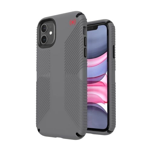 Kup Etui Speck Presidio2 Grip iPhone 11 MICROBAN bevonattal Graphite Grey/Cathedral Grey színben - SPK026GRY - {ean13} - Sklep Home Screen