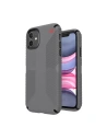 Etui Speck Presidio2 Grip iPhone 11 MICROBAN bevonattal Graphite Grey/Cathedral Grey színben