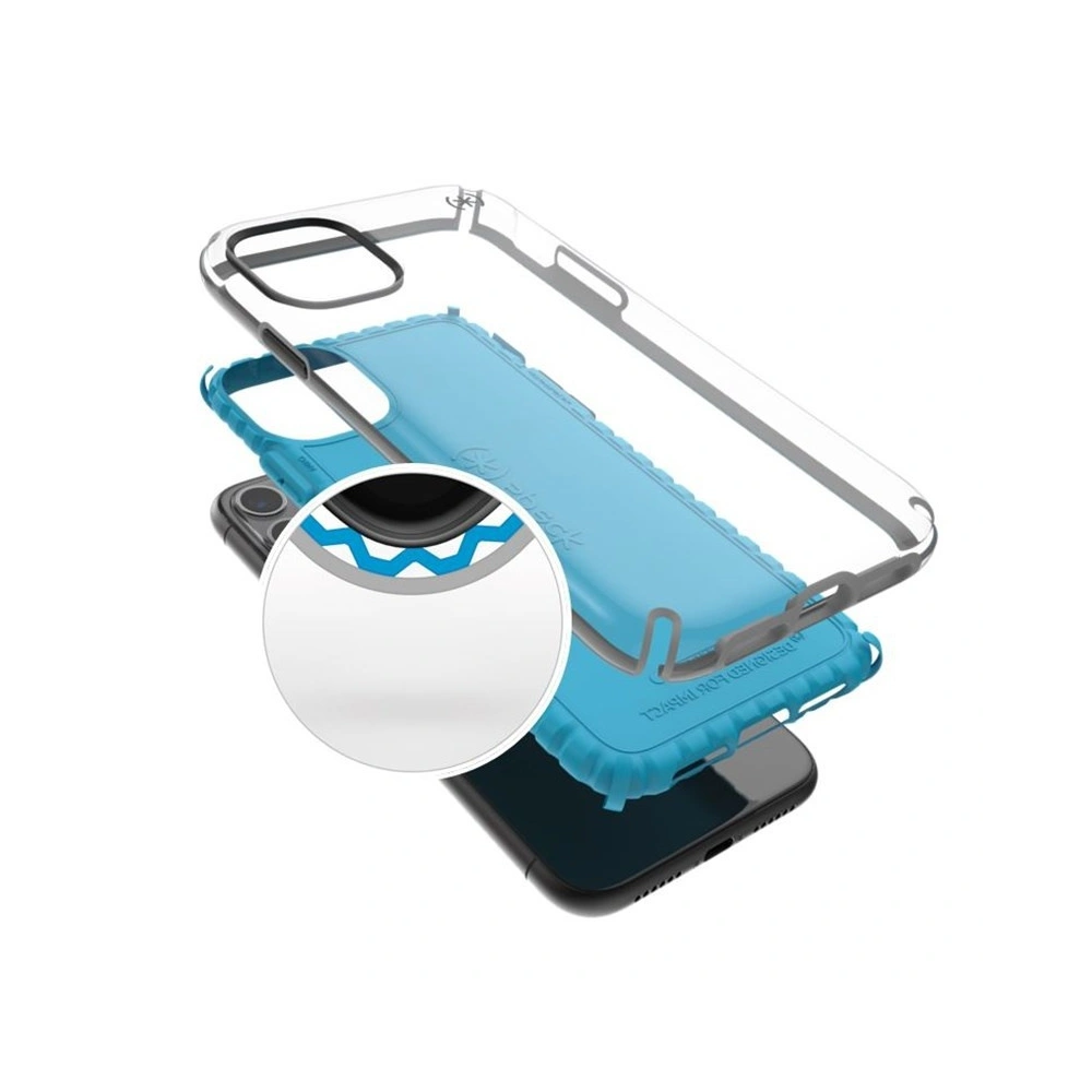 Etui Speck Presidio2 Armor Cloud iPhone 11 Pro Max z powłoką MICROBAN Black Fade/Black/Blue