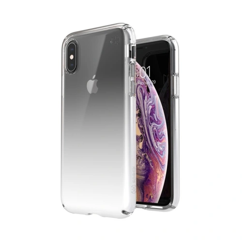 Kup Etui Speck Presidio Perfect-Clear + Ombre iPhone Xs / X cu acoperire MICROBAN Clear/Atmosphere Fade - SPK010CLR - {ean13} - Sklep Home Screen