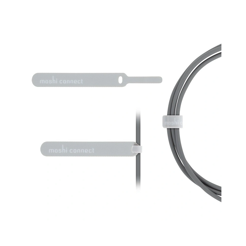 Bezprzewodowa ładowarka indukcyjna Moshi Lounge Q Wireless Charging Stand do iPhone i Android 15W (Nordic Gray)