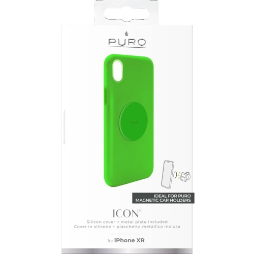 Kup Etui magnetyczne PURO ICON+ Cover Apple iPhone XR (fluo zielony) - PUR303GRN - {ean13} - Sklep Home Screen
