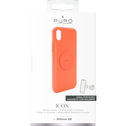 Kup Etui magnetic PURO ICON+ pentru Apple iPhone XR (portocaliu fluorescent) - PUR304ORG - {ean13} - Sklep Home Screen