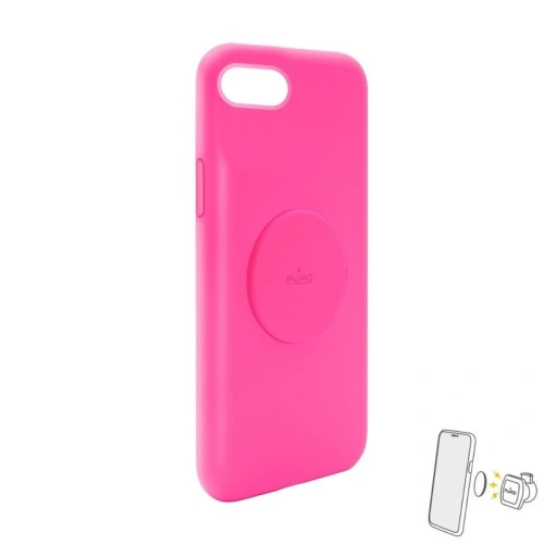 Kup Etui magnetic PURO ICON+ pentru Apple iPhone SE 2022/SE 2020/8/7/6s/6 (fluo fucsia) - PUR306FCS - {ean13} - Sklep Home Screen