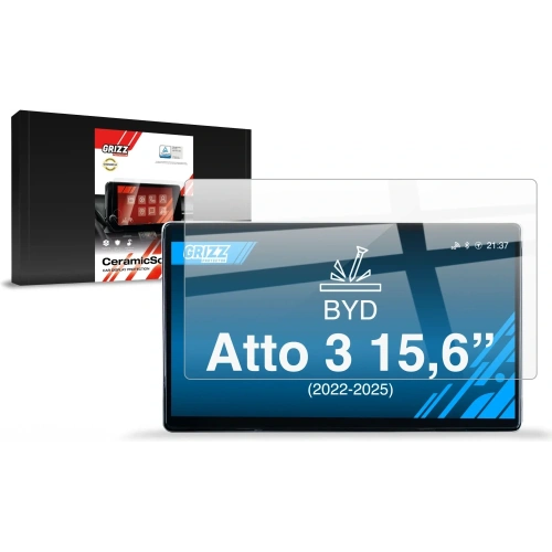Folia ceramiczna GrizzGlass CarDisplay Protection do BYD Atto 3 15,6" (2022-2025)