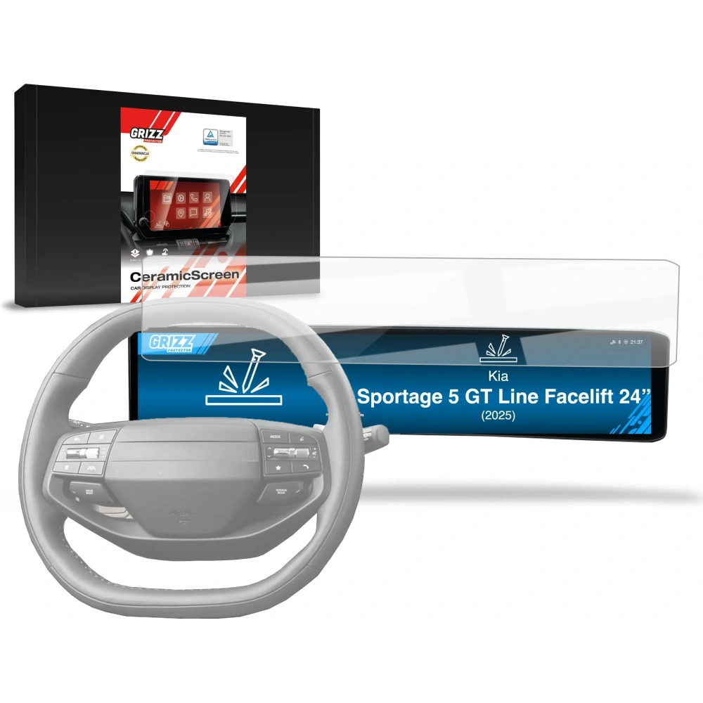 Folia ceramiczna GrizzGlass CarDisplay Protection do Kia Sportage 5 GT Line Facelift 24" (2025)