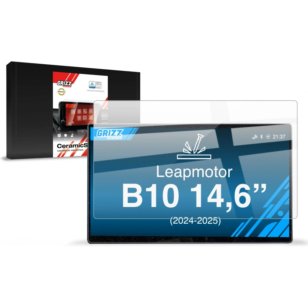 Folia ceramiczna GrizzGlass CarDisplay Protection do Leapmotor B10 14,6" (2024-2025)