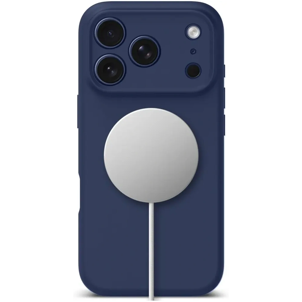 Etui Tech-Protect Silicone MagSafe do Apple iPhone 17 Pro Deep Blue