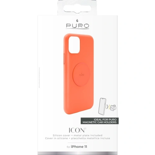 Kup Etui magnetyczne PURO ICON+ Cover Apple iPhone 11 (fluo pomarańczowy) - PUR312ORG - {ean13} - Sklep Home Screen