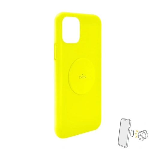 Kup Etui magnetic PURO ICON+ pentru Apple iPhone 11 (galben fluorescent) - PUR313YEL - {ean13} - Sklep Home Screen