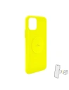 Etui magnetic PURO ICON+ pentru Apple iPhone 11 (galben fluorescent)