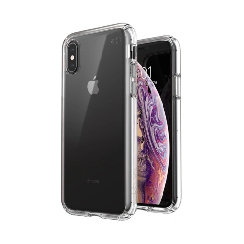 Kup Etui Speck Presidio Perfect-Clear iPhone XS/X s povrchovou úpravou MICROBAN Clear - SPK001CLR - {ean13} - Sklep Home Screen