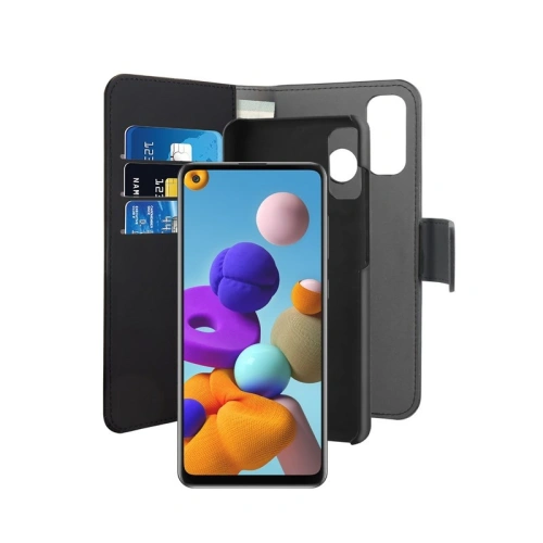 Kup Etui PURO Wallet Detachable 2w1 Samsung Galaxy A21s (czarny) - PUR318BLK - {ean13} - Sklep Home Screen