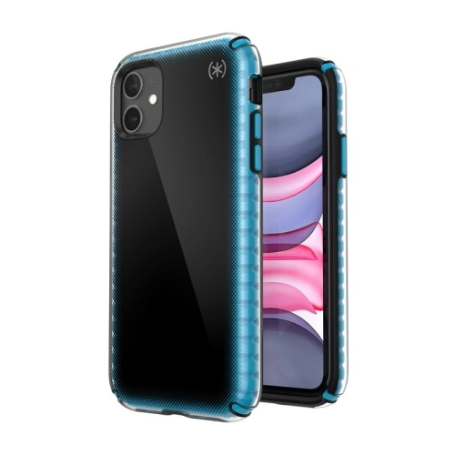 Kup Etui Speck Presidio2 Armor Cloud Apple iPhone 11 s povrchovou úpravou MICROBAN (Černý Fade/Černý/Modrý) - SPK141BLKBLU - {ean13} - Sklep Home Screen