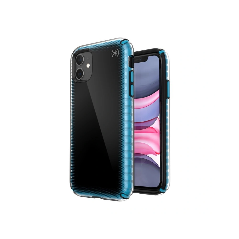 Etui Speck Presidio2 Armor Cloud Apple iPhone 11 z powłoką MICROBAN (Black Fade/Black/Blue)