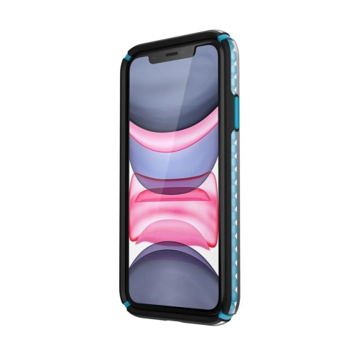Kup Etui Speck Presidio2 Armor Cloud Apple iPhone 11 s povrchovou úpravou MICROBAN (Černý Fade/Černý/Modrý) - SPK141BLKBLU - {ean13} - Sklep Home Screen