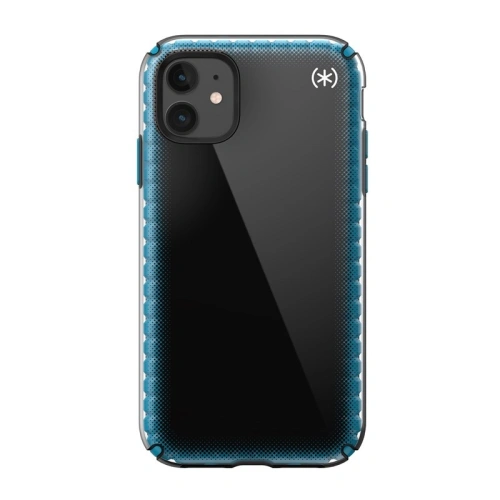 Kup Etui Speck Presidio2 Armor Cloud Apple iPhone 11 s povrchovou úpravou MICROBAN (Černý Fade/Černý/Modrý) - SPK141BLKBLU - {ean13} - Sklep Home Screen