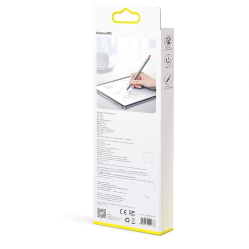 Kup Pojemnościowy rysik / stylus / pen Baseus Square Line, do Apple iPad (szary) - BSU1566GRY - {ean13} - Sklep Home Screen