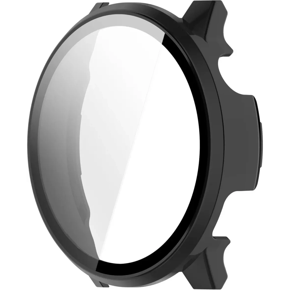 Etui ze szkłem do zegarka Bizon Case+Glass Watch do Garmin Venu 4 41mm czarne