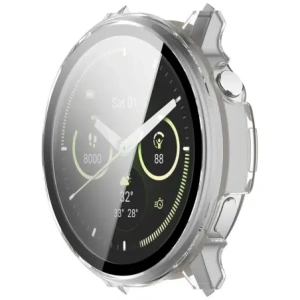 Etui ze szkłem do zegarka Bizon Case+Glass Watch do Garmin Venu 4 41mm przezroczyste