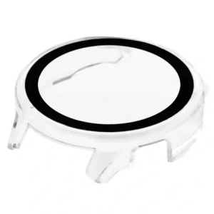 Etui ze szkłem do zegarka Bizon Case+Glass Watch do Garmin Venu 4 41mm przezroczyste