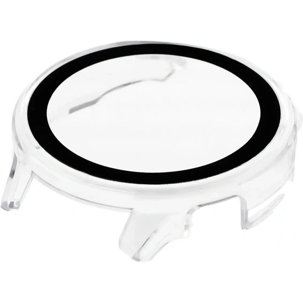 Etui ze szkłem do zegarka Bizon Case+Glass Watch do Garmin Venu 4 41mm przezroczyste