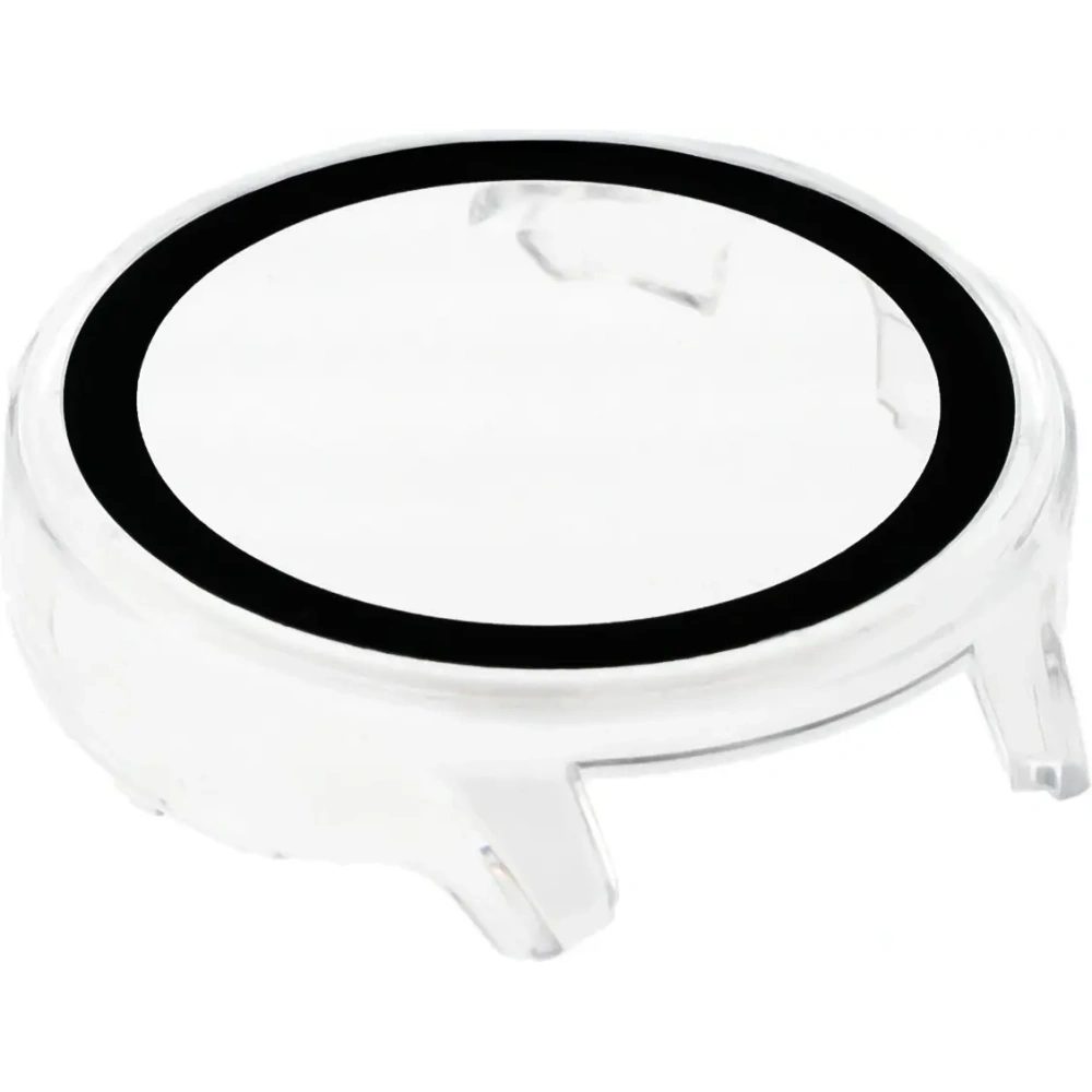 Etui ze szkłem do zegarka Bizon Case+Glass Watch do Garmin Venu 4 41mm przezroczyste