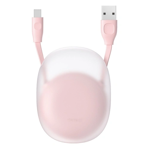 Kup Baseus Aufrollbares USB-Lightning-Kabel Let's go Little Reunion, 2A, 1m (weiß und rosa) - BSU1583WHTPNK - {ean13} - Sklep Home Screen