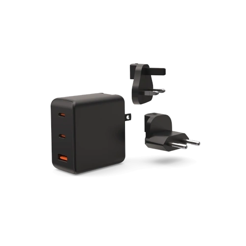 Ładowarka sieciowa UAG Urban Armor Gear SRGE Charger 100W USB-A, 2xUSB-C, wtyczki EU, UK, US w zestawie (black)