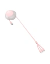 Kup Baseus Aufrollbares 3-in-1-USB-Kabel Let's go Little Reunion, Lightning / USB-C / micro USB, 3A, 0,85m (weiß/rosa) - BSU1587WHTPNK - {ean13} - Sklep Home Screen