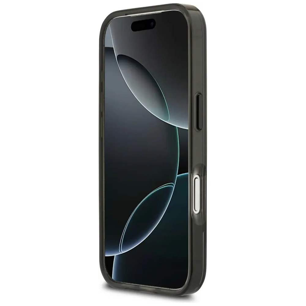 Etui BMW M IML Metal Buttons & Logo MagSafe do Apple iPhone 17 Pro czarno-niebieski