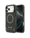 Etui BMW M IML Metal Buttons & Logo MagSafe do Apple iPhone 17 Pro Max czarno-niebieski