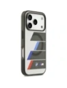 Etui BMW M IML Metal Buttons Tricolor Lines MagSafe do Apple iPhone 17 Pro antracyt