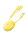 Kup Összecsukható USB-kábel 3w1 Baseus Let's go Little Reunion, Lightning / USB-C / micro USB, 3A, 0,85m (sárga-szürke) - BSU1588YELGRY - {ean13} - Sklep Home Screen