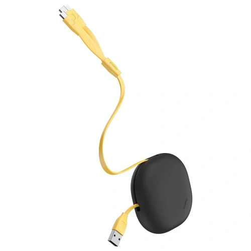Kup Összecsukható USB-kábel 3w1 Baseus Let's go Little Reunion, Lightning / USB-C / micro USB, 3A, 0,85m (sárga-szürke) - BSU1588YELGRY - {ean13} - Sklep Home Screen
