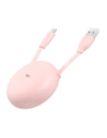 Buy Baseus Let's go Little Reunion One-Way Stretchable Data Cable USB For USB-C, 2A, 1m (white+pink) - BSU1589WHTPNK - {ean13} - Home Screen Store Europe