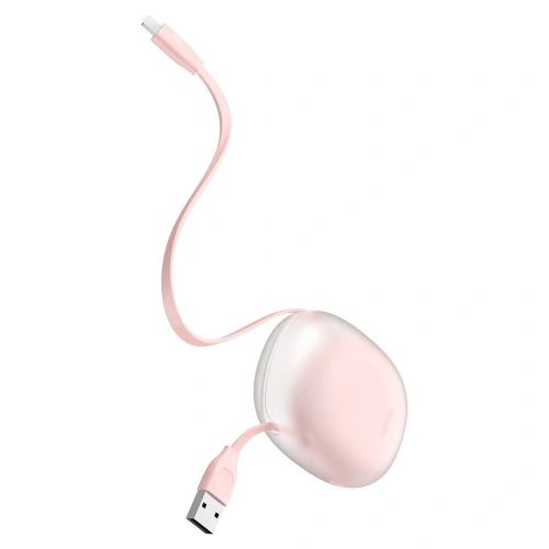 Buy Baseus Let's go Little Reunion One-Way Stretchable Data Cable USB For USB-C, 2A, 1m (white+pink) - BSU1589WHTPNK - {ean13} - Home Screen Store Europe