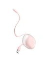 Buy Baseus Let's go Little Reunion One-Way Stretchable Data Cable USB For USB-C, 2A, 1m (white+pink) - BSU1589WHTPNK - {ean13} - Home Screen Store Europe