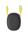 Skládací kabel USB-C Baseus Let's go Little Reunion, 2A, 1m (žluto-šedý)