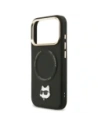 Etui Karl Lagerfeld Big Strap Choupette Metal Logo MagSafe do Apple iPhone 17 Pro Max czarny