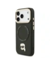 Etui Karl Lagerfeld Big Strap Karl Metal Logo MagSafe do Apple iPhone 17 Pro czarny
