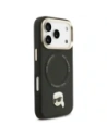 Etui Karl Lagerfeld Big Strap Karl Metal Logo MagSafe do Apple iPhone 17 Pro Max czarny