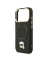 Etui Karl Lagerfeld Big Strap Karl Metal Logo MagSafe do Apple iPhone 17 Pro Max czarny